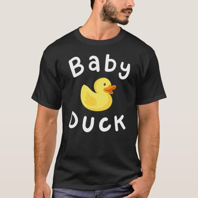 Baby Duck Birthday Rubber Duck Lover Family Matchi T-Shirt (Front)