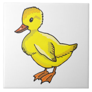 Baby duck cartoon tile