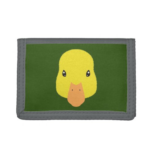 Baby Duck Face Trifold Wallet