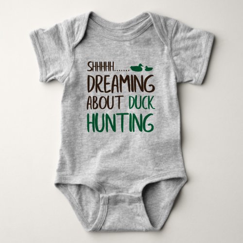 Baby Duck Hunting Jersey Bodysuit Shirt