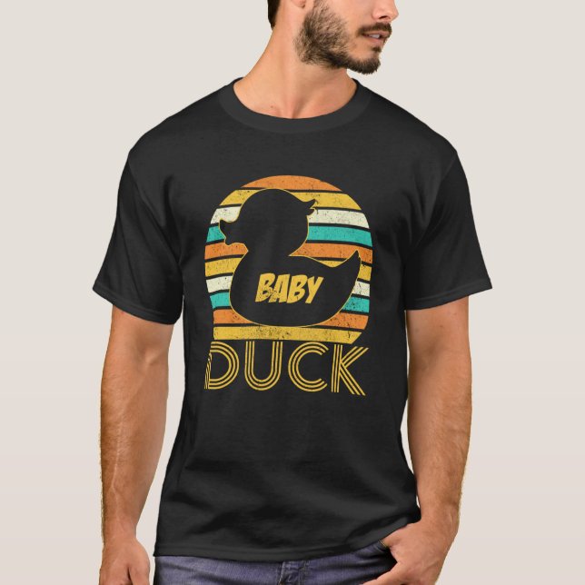 Baby Duck Rubber Duck Matching Family Cute T-Shirt (Front)