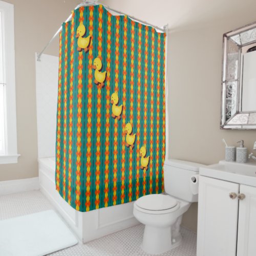 Baby Duck Shower Curtain