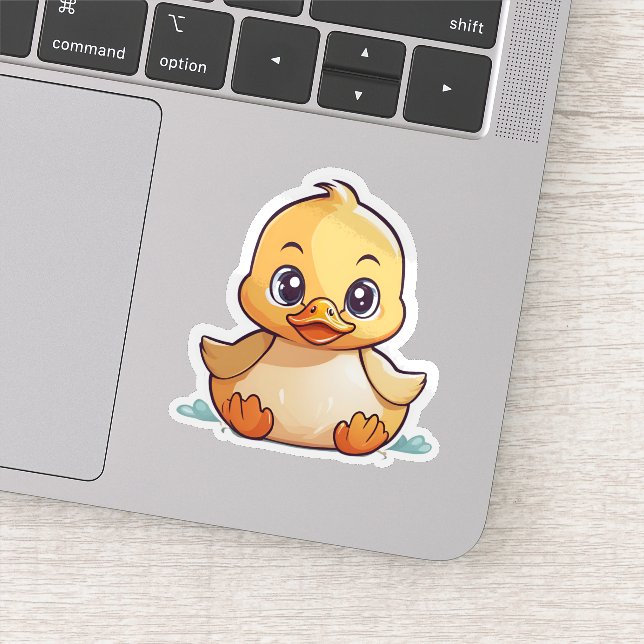 Baby Duck Waterproof Sticker (Detail)