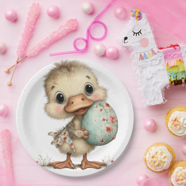 Baby Duckling Paper Plates (Party)