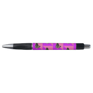Baby Ducks on Pink Raspberry and Purple Sorbet Pen