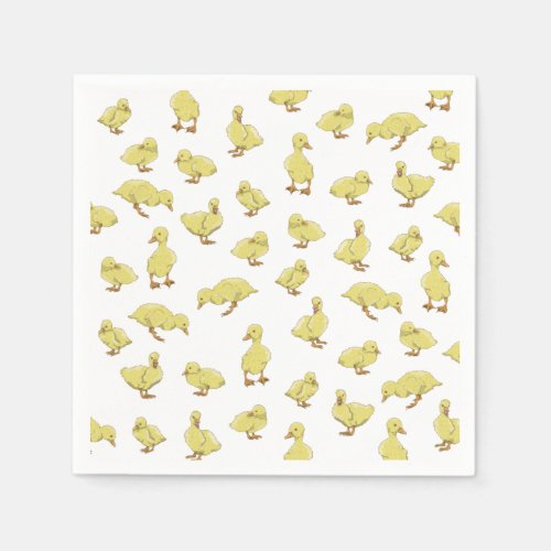 Baby Ducks pattern Napkins