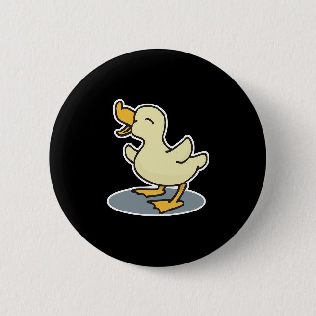 baby ducky pinback button (Front)