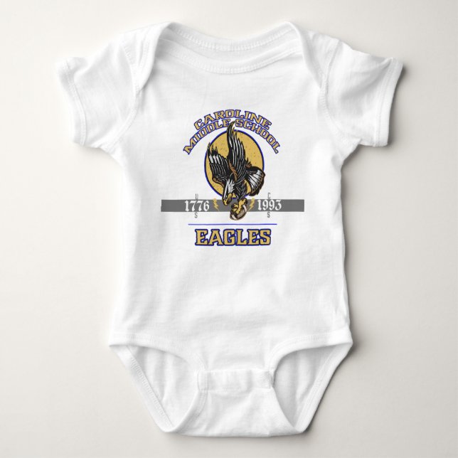 Baby Eagle Baby Bodysuit (Front)