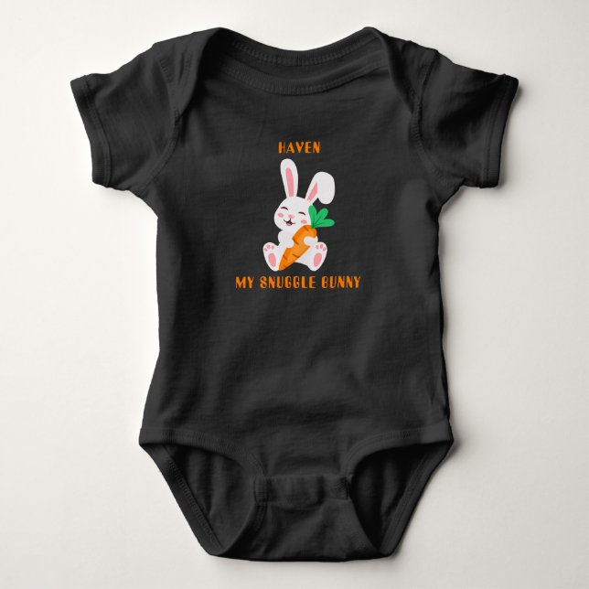 Baby Easter Snuggle Bunny Bodysuit  (Front)