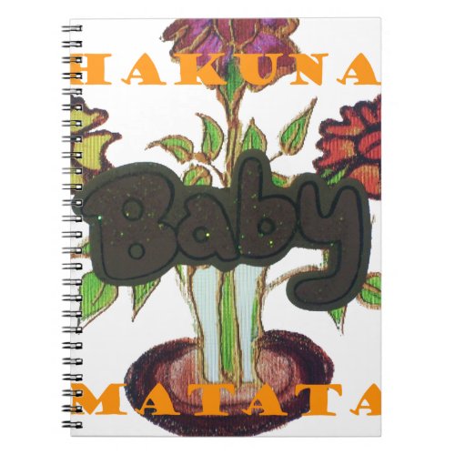 Baby Eco Hakuna Matata gifts Notebook