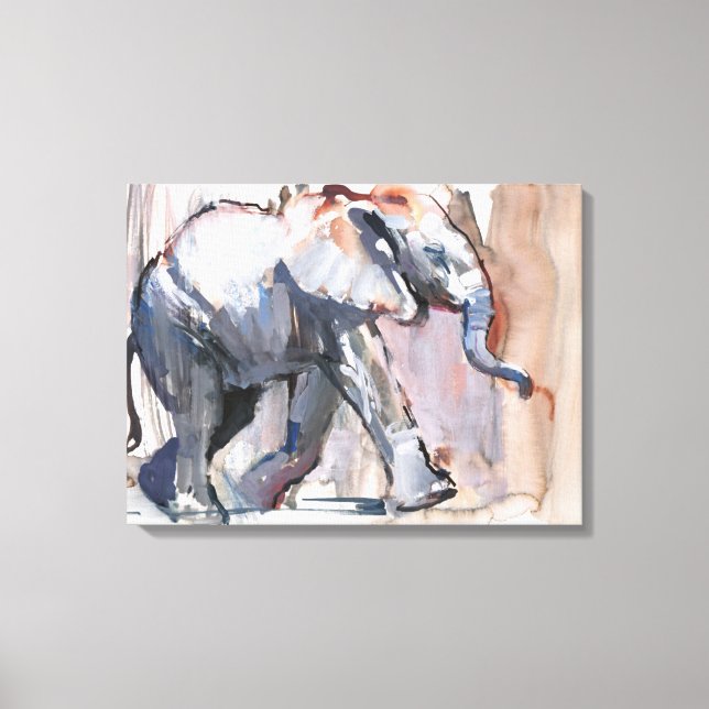 Baby elephant 2012 canvas print (Front)