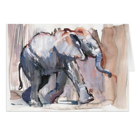 Baby elephant 2012 cards (Front Horizontal)