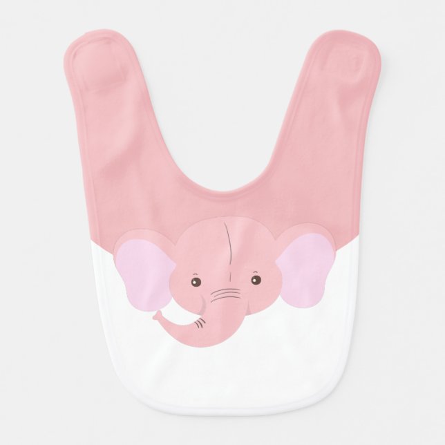 Baby Elephant  Baby Bib (Front)