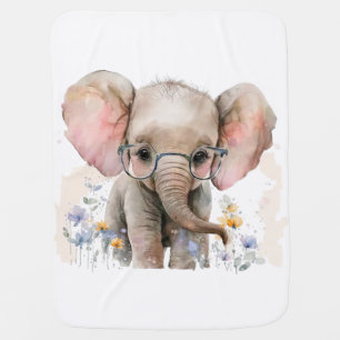 Baby Elephant Baby Blanket
