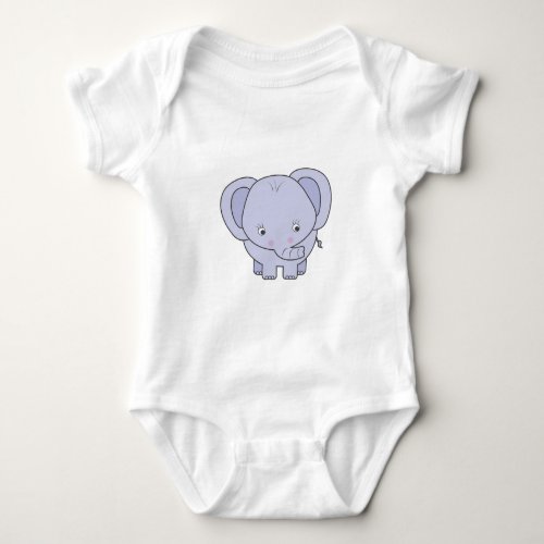 Baby Elephant  Baby Bodysuit