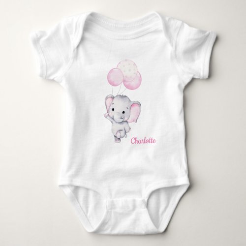 Baby Elephant Baby Bodysuit