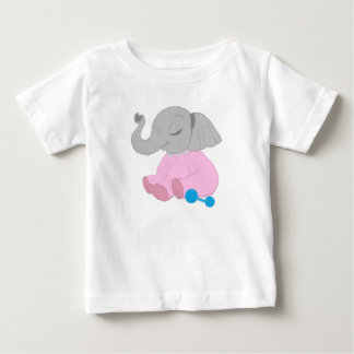 Baby elephant baby shirt