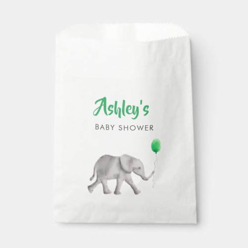 Baby Elephant Baby Shower Favor Bag Treat Sacks