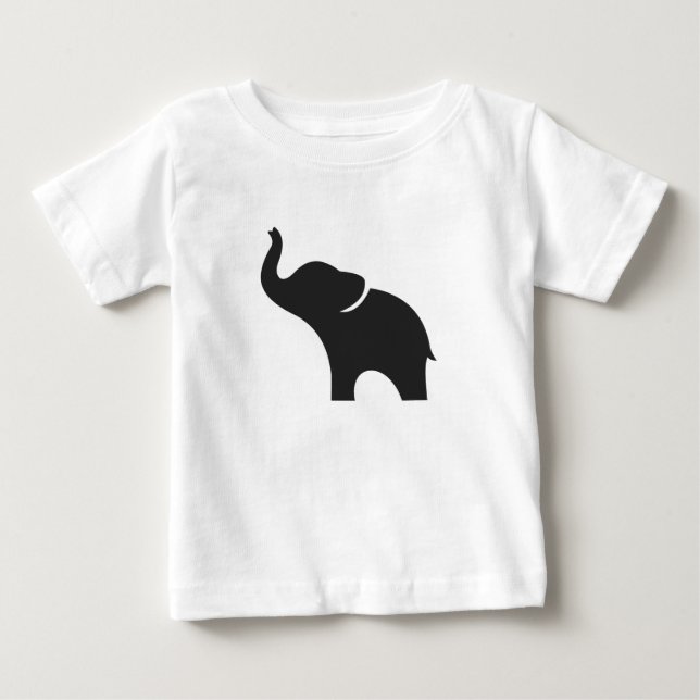 Baby elephant  baby T-Shirt (Front)