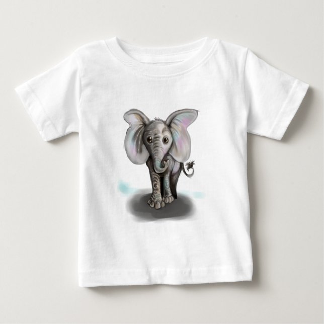 Baby Elephant Baby T-Shirt (Front)