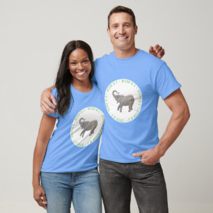 Baby Elephant Blue Guest Of Honor T-Shirt