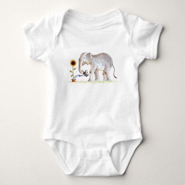 Baby Elephant Bodysuit (Front)