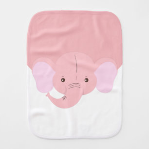 Baby Elephant Burp Cloth