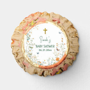 Baby Elephant & Butterflies Orthodox Baby Shower Reese's Peanut Butter Cups