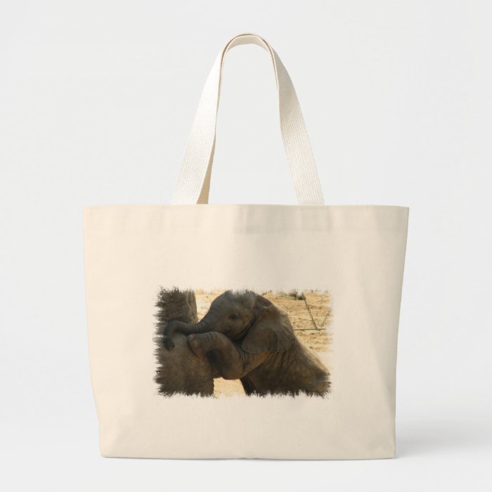 Baby Elephant Canvas Bag
