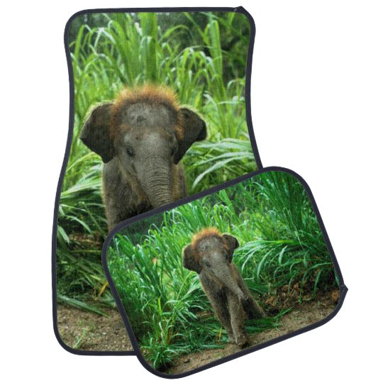 Baby Elephant Car Floor Mat