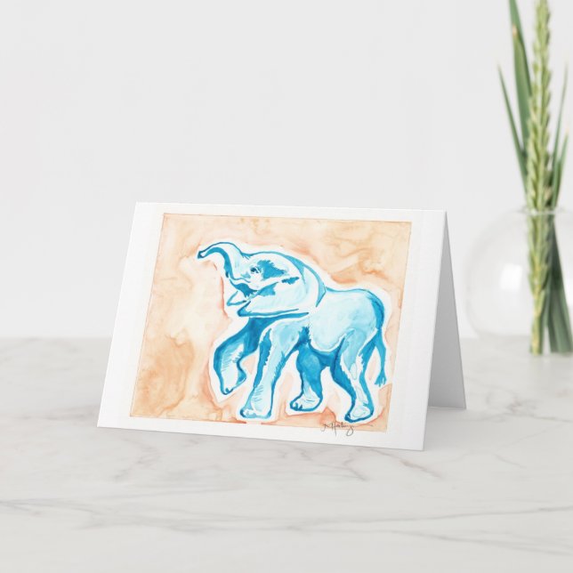 baby elephant card (Front)