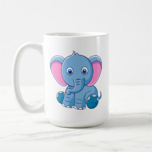 Baby Elephant Cartoon Clipart-64832 Coffee Mug