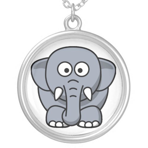 Baby Elephant Cartoon Necklace