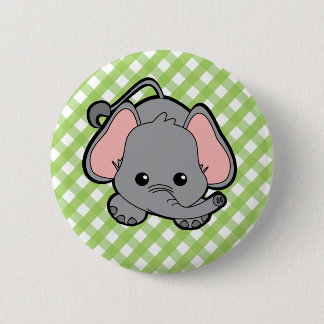 Baby Elephant Cutie Button