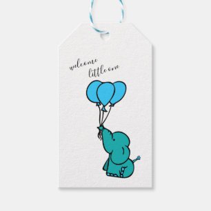 Baby Elephant Gift Tags