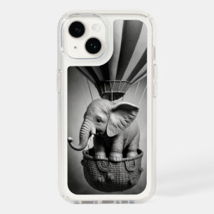 Baby Elephant in a Hot Air Balloon Speck iPhone 14 Case