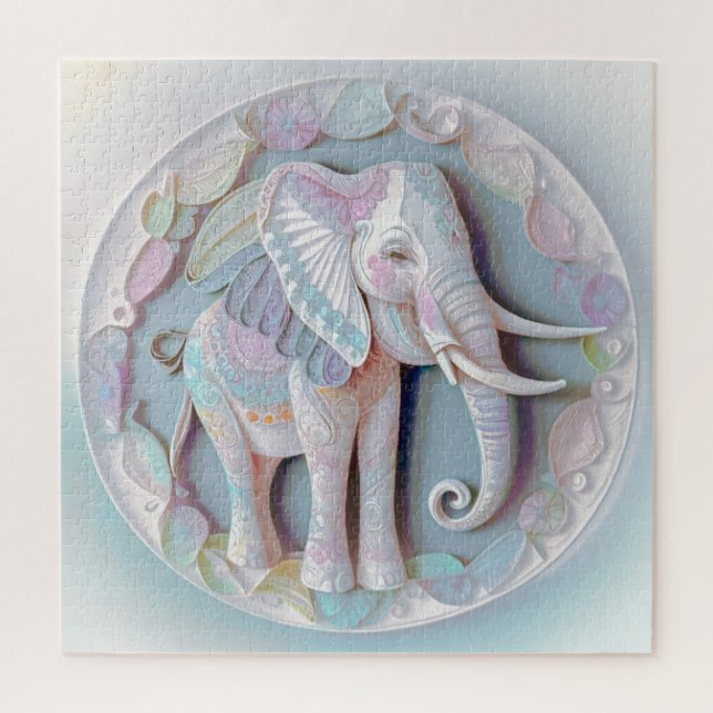 Baby Elephant  Jigsaw Puzzle (Vertical)
