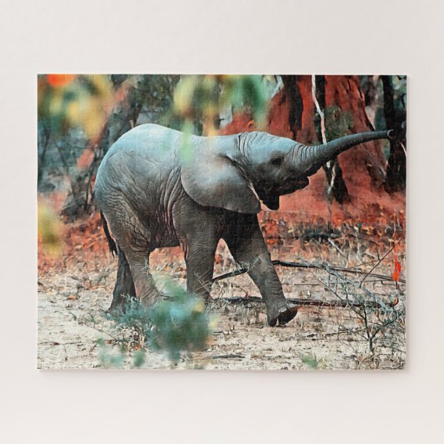 Baby Elephant Jigsaw Puzzle (Horizontal)