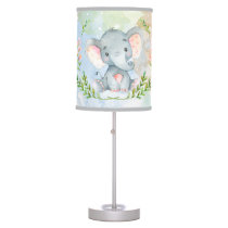 Baby Elephant Nursery Lamp