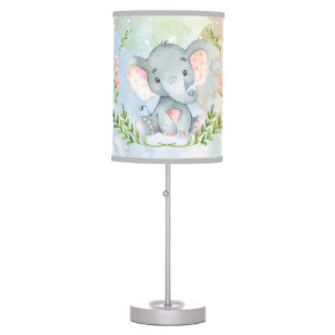 Baby Elephant Nursery Lamp