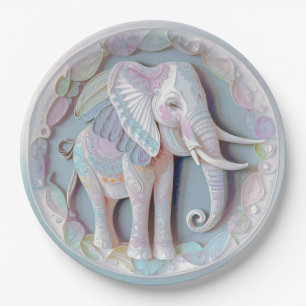Baby Elephant  Paper Plates
