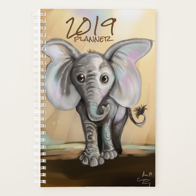 Baby Elephant Planner (Front)