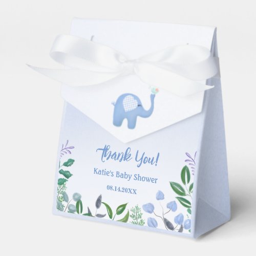  Baby Elephant Song Bird Baby Shower  Favor Boxes