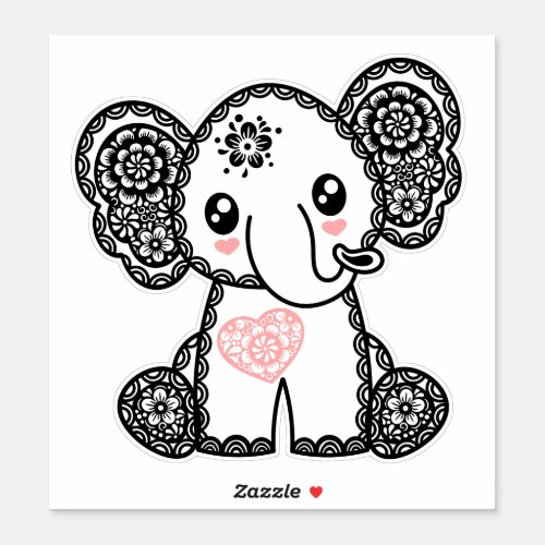 Baby Elephant  Sticker