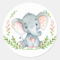 Baby Elephant Sticker