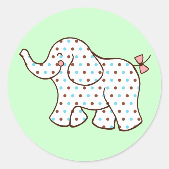 Baby Elephant Stickers (Front)