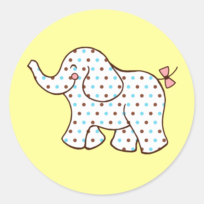 Baby Elephant Stickers