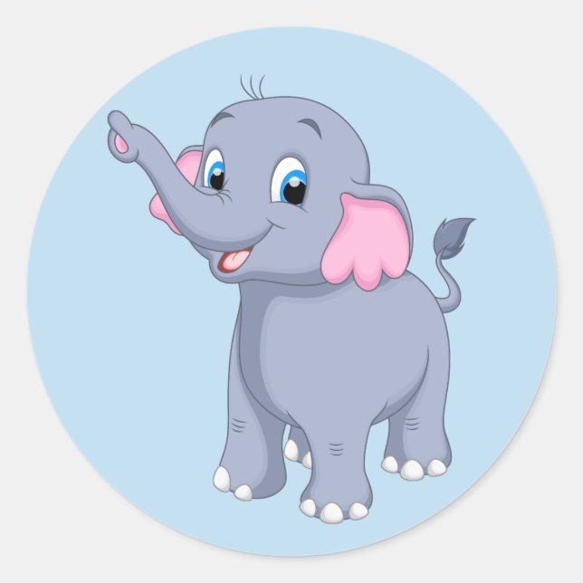 Baby Elephant Stickers (Front)