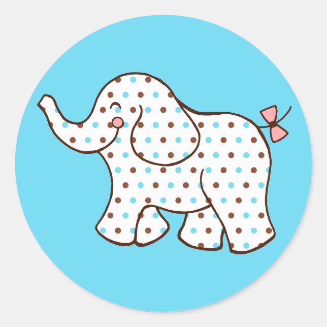 Baby Elephant Stickers (Front)