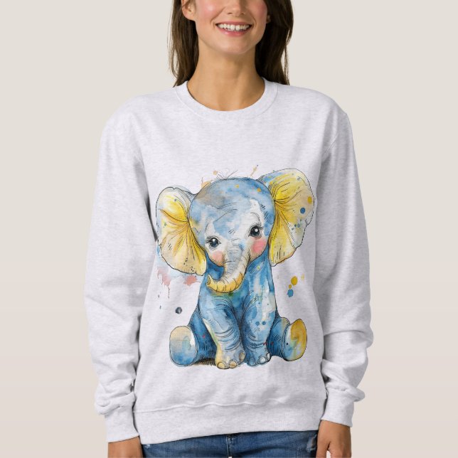 Baby Elephant Sweatshirt (Front)
